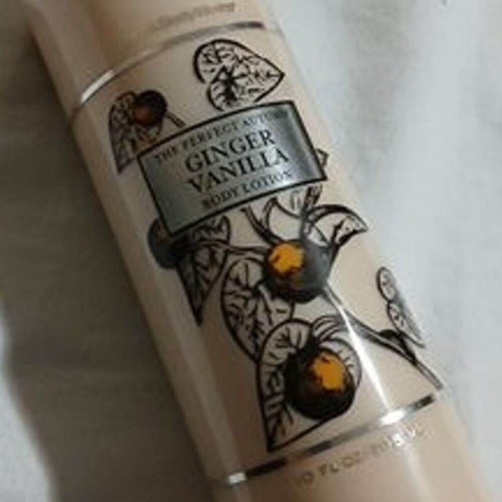 Bath & Body Works THE PERFECT AUTUMN GINGER VANILLA Body Lotion 10 oz NEW